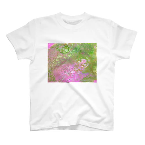 Sakura＿抽象画 A.S Gallery Regular Fit T-Shirt