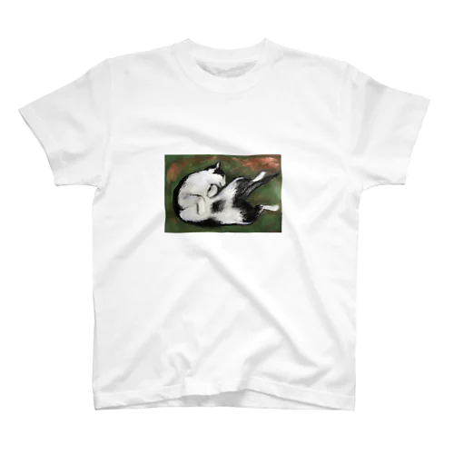 くの字の猫マラシャ Regular Fit T-Shirt