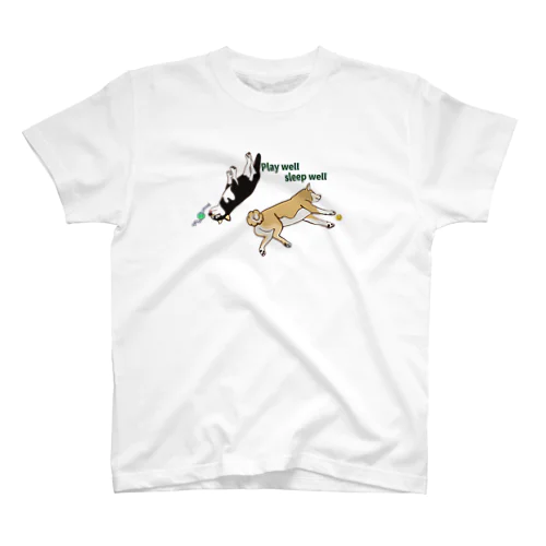 おやすみ柴犬 Regular Fit T-Shirt