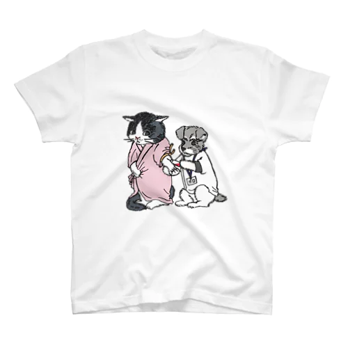 にゃんドック💉採血ver(フルカラー) スタンダードTシャツ