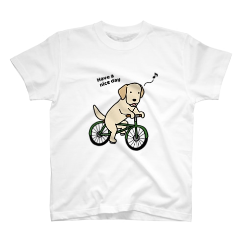bicycleラブ イエロー Regular Fit T-Shirt