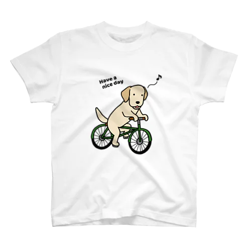 bicycleラブ イエロー スタンダードTシャツ