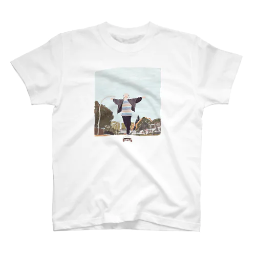 青空と少年 Regular Fit T-Shirt