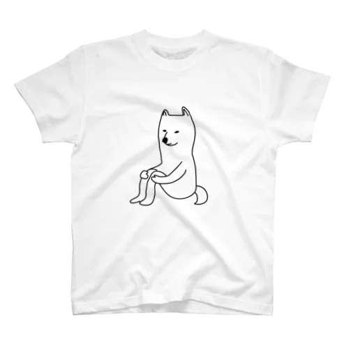 体育座り犬 Regular Fit T-Shirt