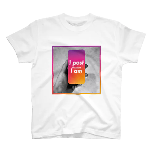 I_post_therefore_I am_IG スタンダードTシャツ