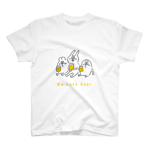 ビール3人 スタンダードTシャツ