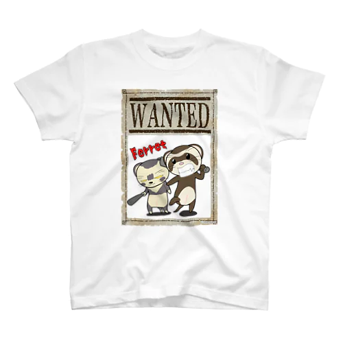 フェレ蔵 WANTED! Regular Fit T-Shirt