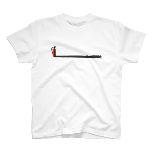 哀愁の漂う消火器 Regular Fit T-Shirt