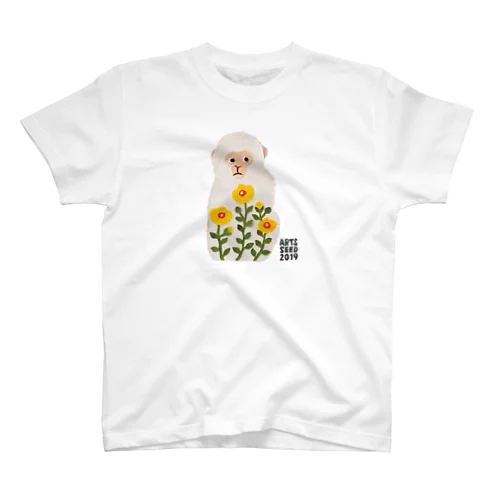 ASO2019×ウメチギリ シロザル Regular Fit T-Shirt