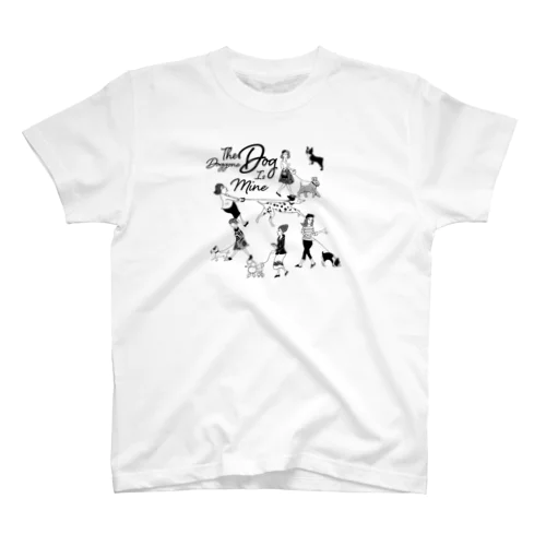 The Doggone Dog Is Mine_Girls Regular Fit T-Shirt