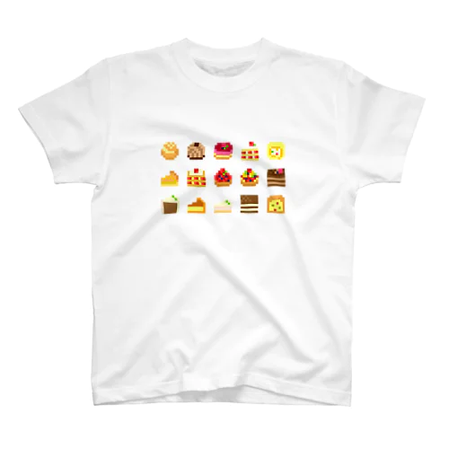 ドット絵ケーキ スタンダードTシャツ