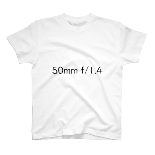 単焦点レンズTシャツ（50mm f/1.4） Regular Fit T-Shirt