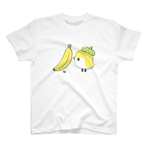 バナナと ことりTシャツ Regular Fit T-Shirt