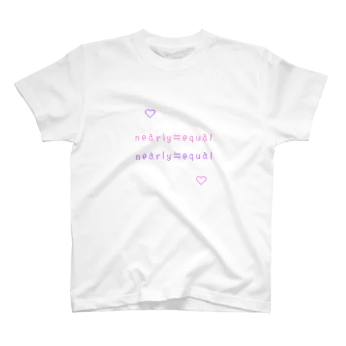 nearly≒equal スタンダードTシャツ