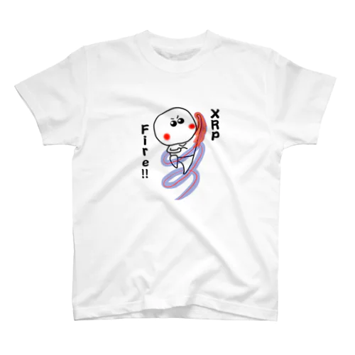 XRPくん　ファイア昇龍拳 Regular Fit T-Shirt