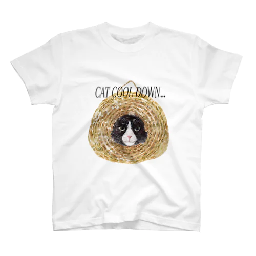 ノルウェージャンフォレストキャットin 猫ちぐら スタンダードTシャツ