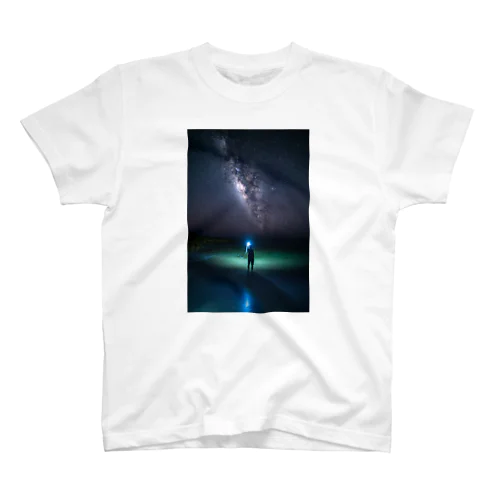 ライトペイントアート （stargazer） Regular Fit T-Shirt