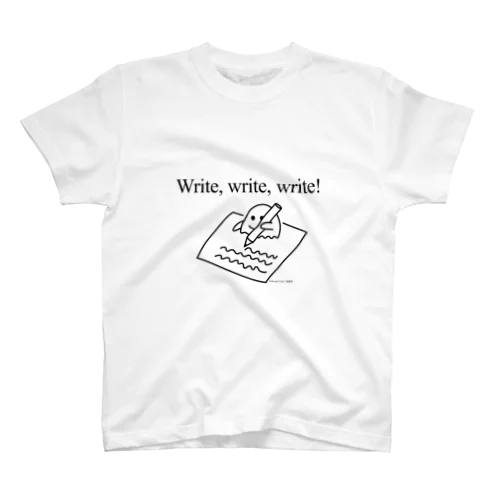 Write, write, write! スタンダードTシャツ