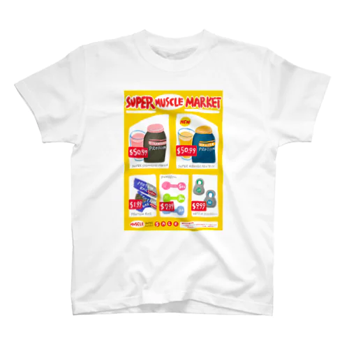 スーパーマッスルマーケットのチラシ スタンダードTシャツ