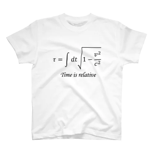 time is relative Regular Fit T-Shirt