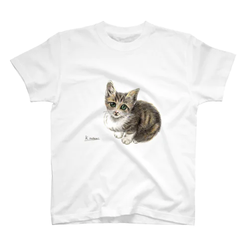 見つめる子猫 スタンダードTシャツ