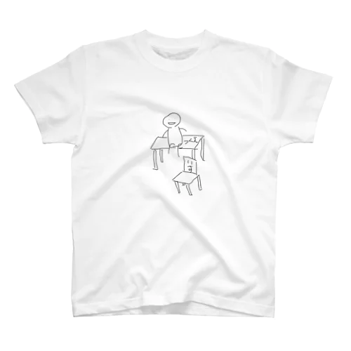 sit on a desk〜机の上のキミ〜 スタンダードTシャツ