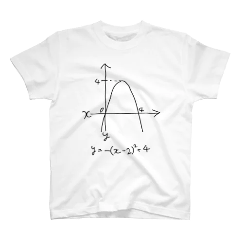 二次関数グラフ Regular Fit T-Shirt