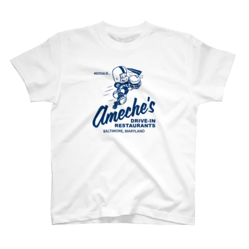 ameches_BLU  スタンダードTシャツ