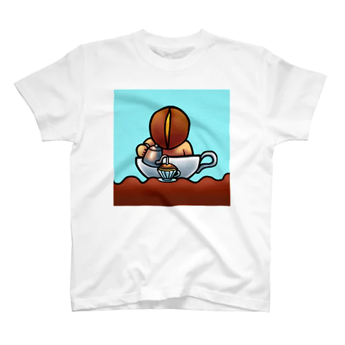 プカプカコーヒードリップ スタンダードTシャツ