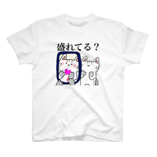 ぬこニャンズ「盛りぬこ」 スタンダードTシャツ