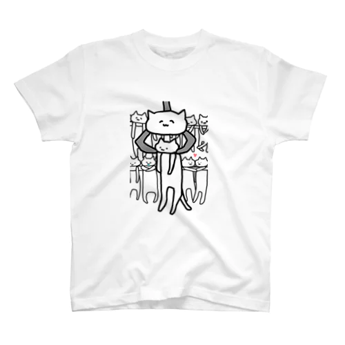 つかまれねこ スタンダードTシャツ