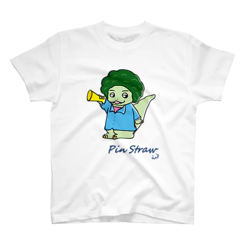 ピンストロー(ふじおくん) スタンダードTシャツ