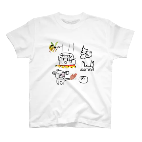 金 暴力 柿 Regular Fit T-Shirt