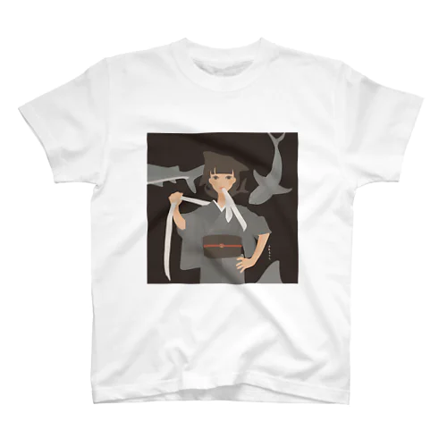 たすき掛けさめ子さん Regular Fit T-Shirt