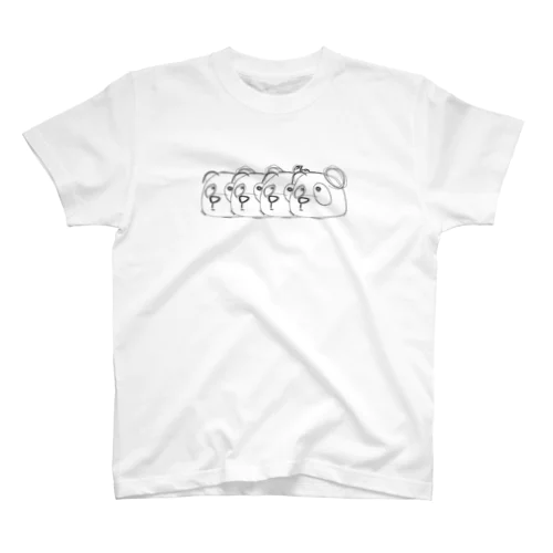 4 pandas Regular Fit T-Shirt