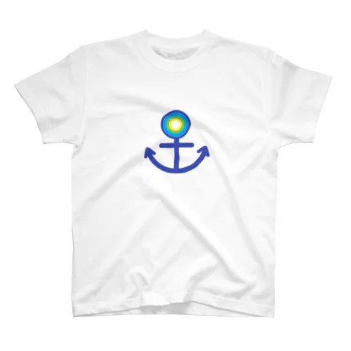 anchor⚓️blue Regular Fit T-Shirt