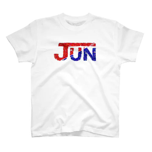 Jun red and blue Regular Fit T-Shirt