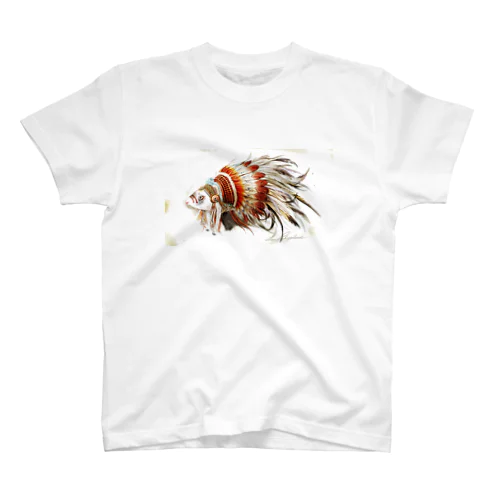 Indian　Ferret. Regular Fit T-Shirt