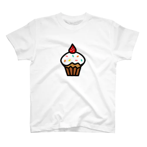 イチゴのカップケーキ スタンダードTシャツ