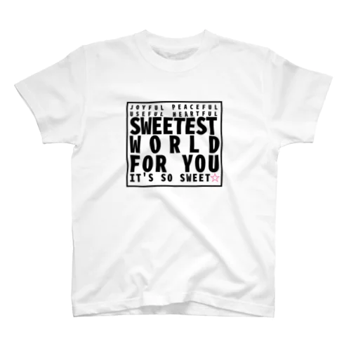 SWEETEST   WORLD FOR YOU スタンダードTシャツ