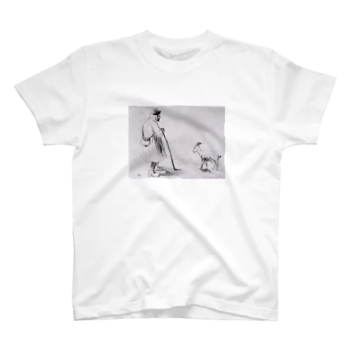 ゴッホ / 1862 /The Goat Herd / Vincent van Gogh スタンダードTシャツ