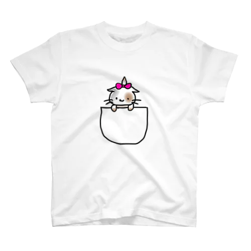 ポケットねこ スタンダードTシャツ