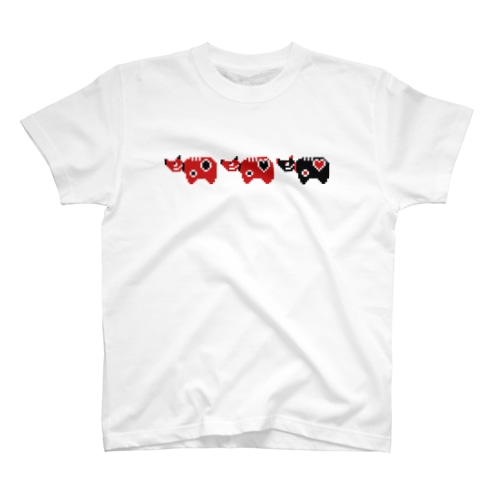 赤べこ三匹衆 Regular Fit T-Shirt