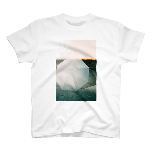 white umbrella Regular Fit T-Shirt