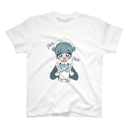 お団子青メイドちゃん スタンダードTシャツ