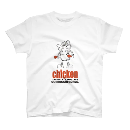 ourrockrecords@chicken スタンダードTシャツ