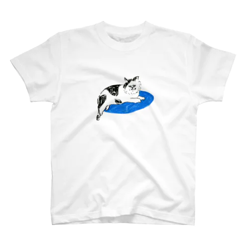 blue monday cat Regular Fit T-Shirt