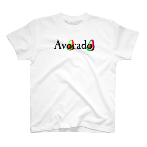 avocado2(black) Regular Fit T-Shirt