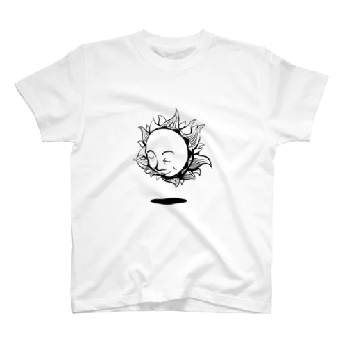 太陽さん(モノクロ) スタンダードTシャツ