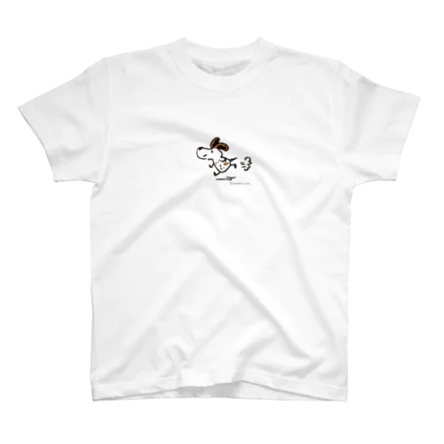 パタパタ雑種犬 Regular Fit T-Shirt
